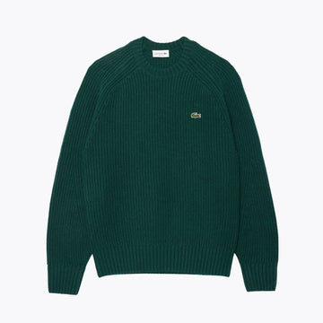 LC Pull en laine cardée épaisse à col rond