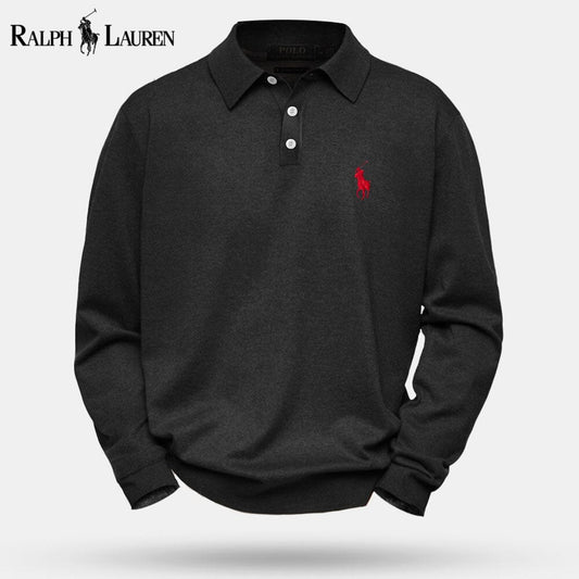 RL Pull en laine tricotée à torsades