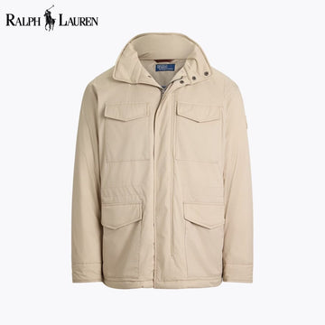 RL Veste de terrain à capuche en gabardine