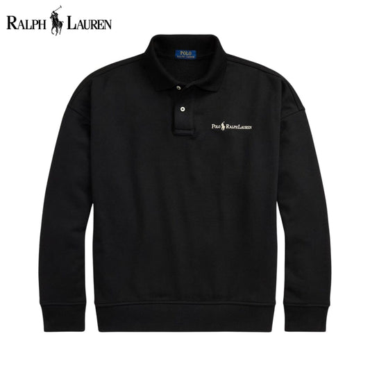 RL Sweat-shirt à col avec logo