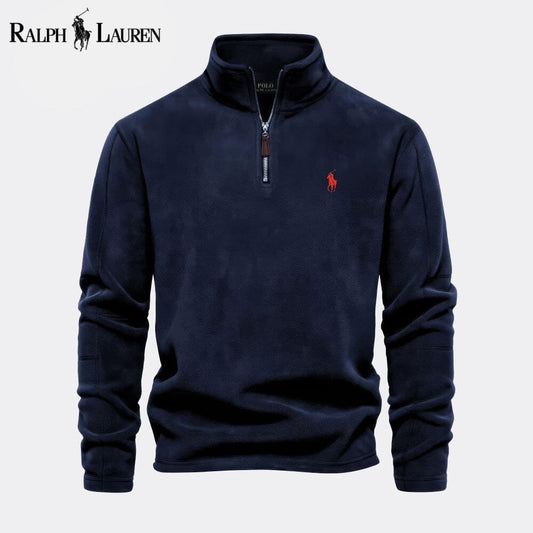 RL Pull en laine tricotée à torsades Prestige