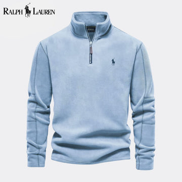 RL Pull en laine tricotée à torsades Prestige
